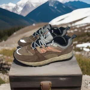Suede Karhu Fusion 2.0 Burnt Brown Tan Men's‎ Size 10 Or Women's 11.5 Gym Shoe